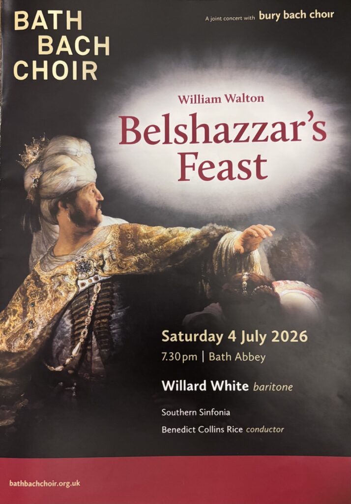 Bath Bach Choir programme cover